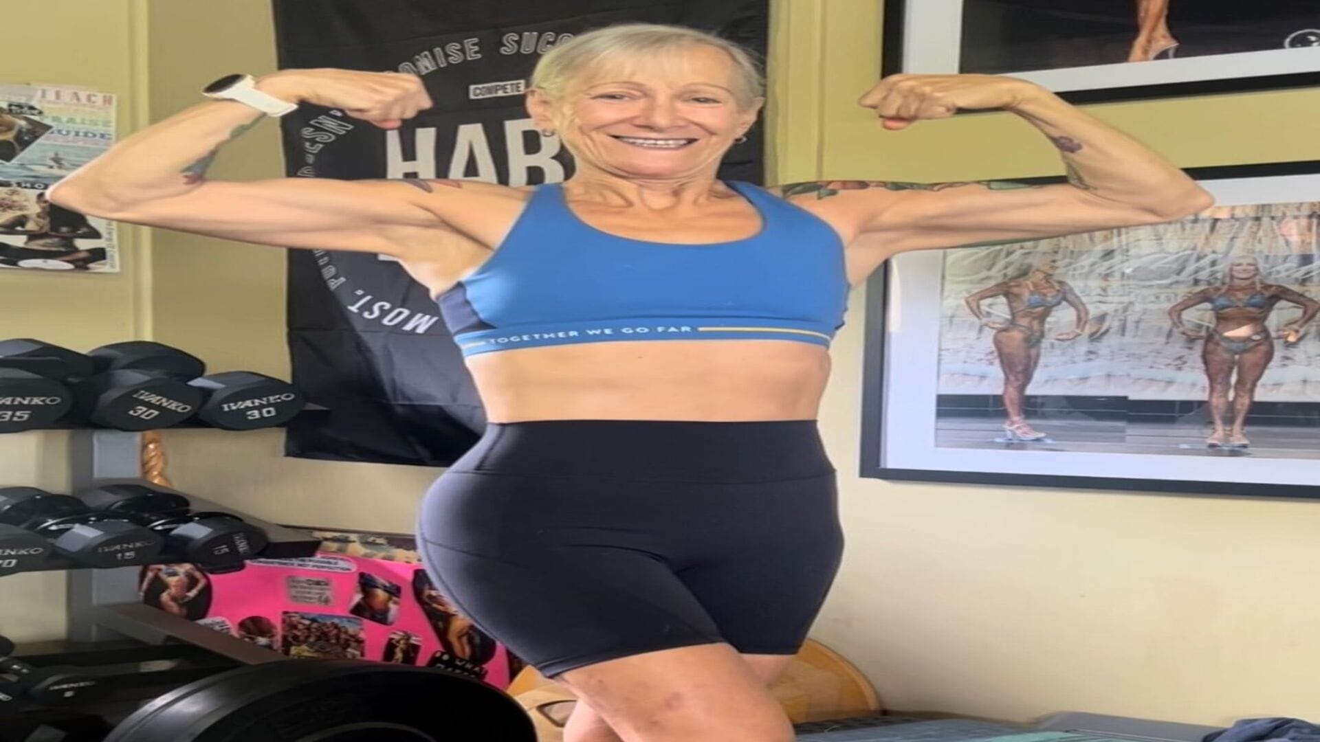 63-Year-Old ilene block Transforms Physique, Drops 55 Lbs, Becomes Figure Bodybuilder