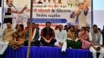 राजस्थान कांग्रेस ने दिया धरना