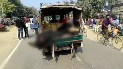 Bihar:सहरसा में मानवता शर्मसार, पुलिस ने लावारिस शव को रस्सी से बांधकर पहुंचाया सदर अस्पताल - Bihar: Shame On Humanity In Saharsa, Police Tied The Unclaimed Dead Body With A Rope And