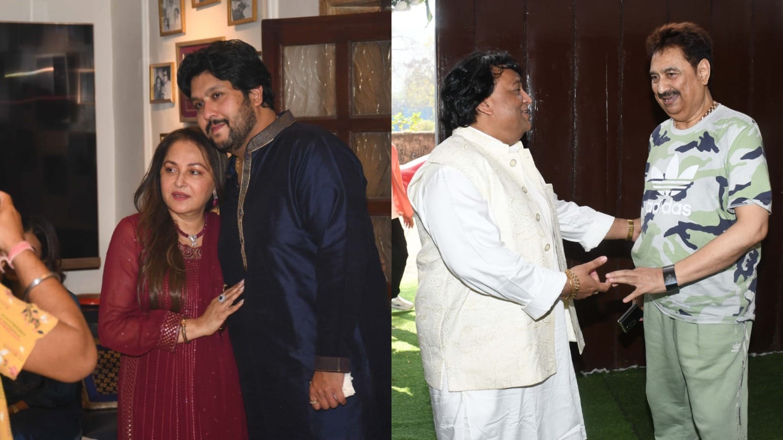 Bappi Lahiri First Death Anniversary attended Kumar Sanu Sameer Anjjan Jaya Prada Alka Yagnik  Padmini Kolhapu