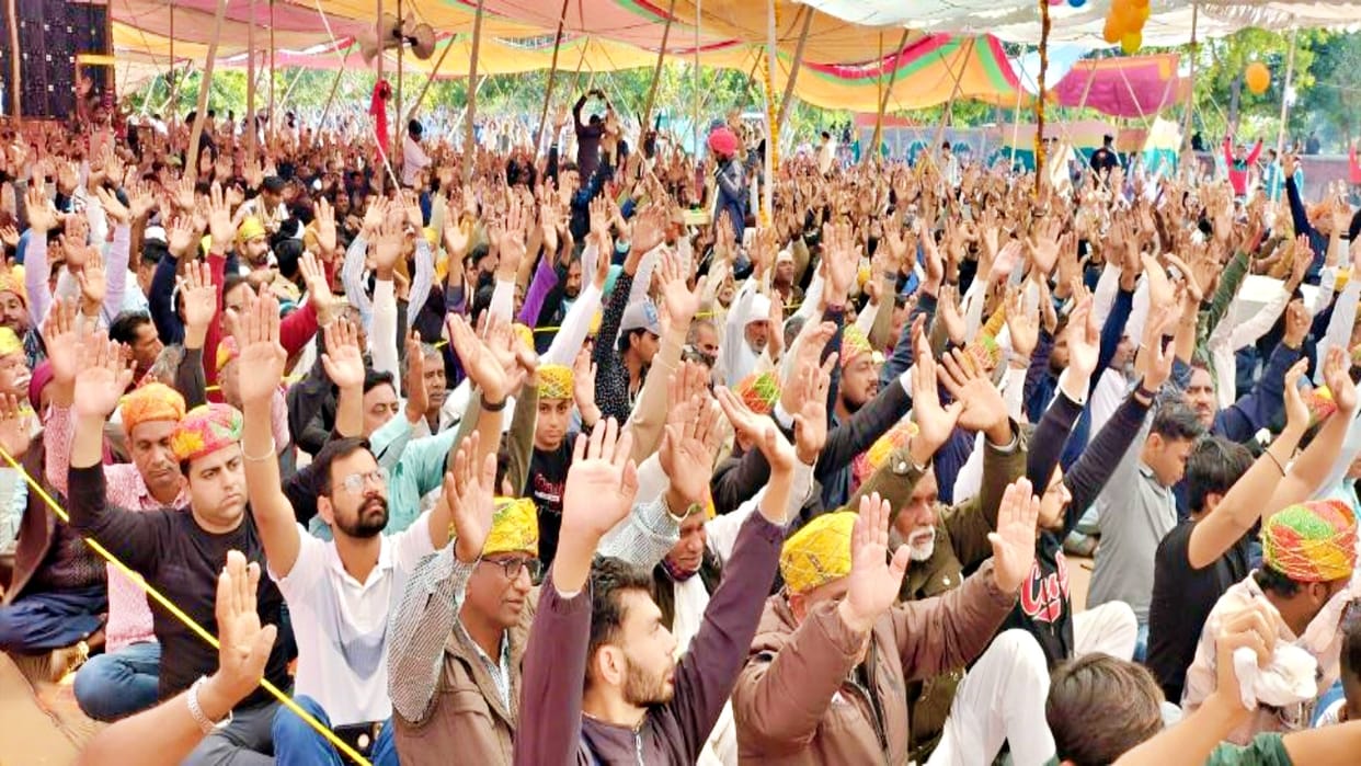 Dera Sacha Sauda program held at seven places in Jaipur