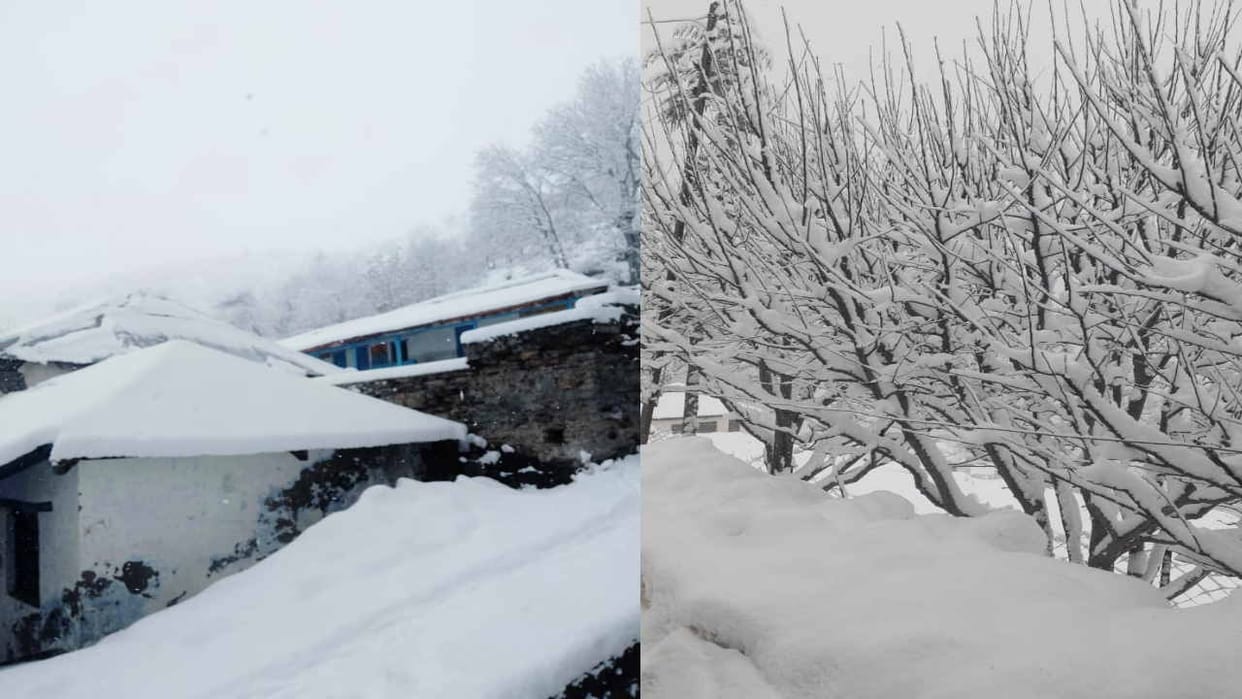 Himachal weather: Snowfall in the higher reaches, many roads and power transformers disrupted