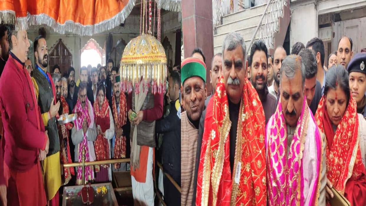 Sukhu reached Jwalamukhi for the first time after becoming CM, said  will develop Kangra from tourism point of