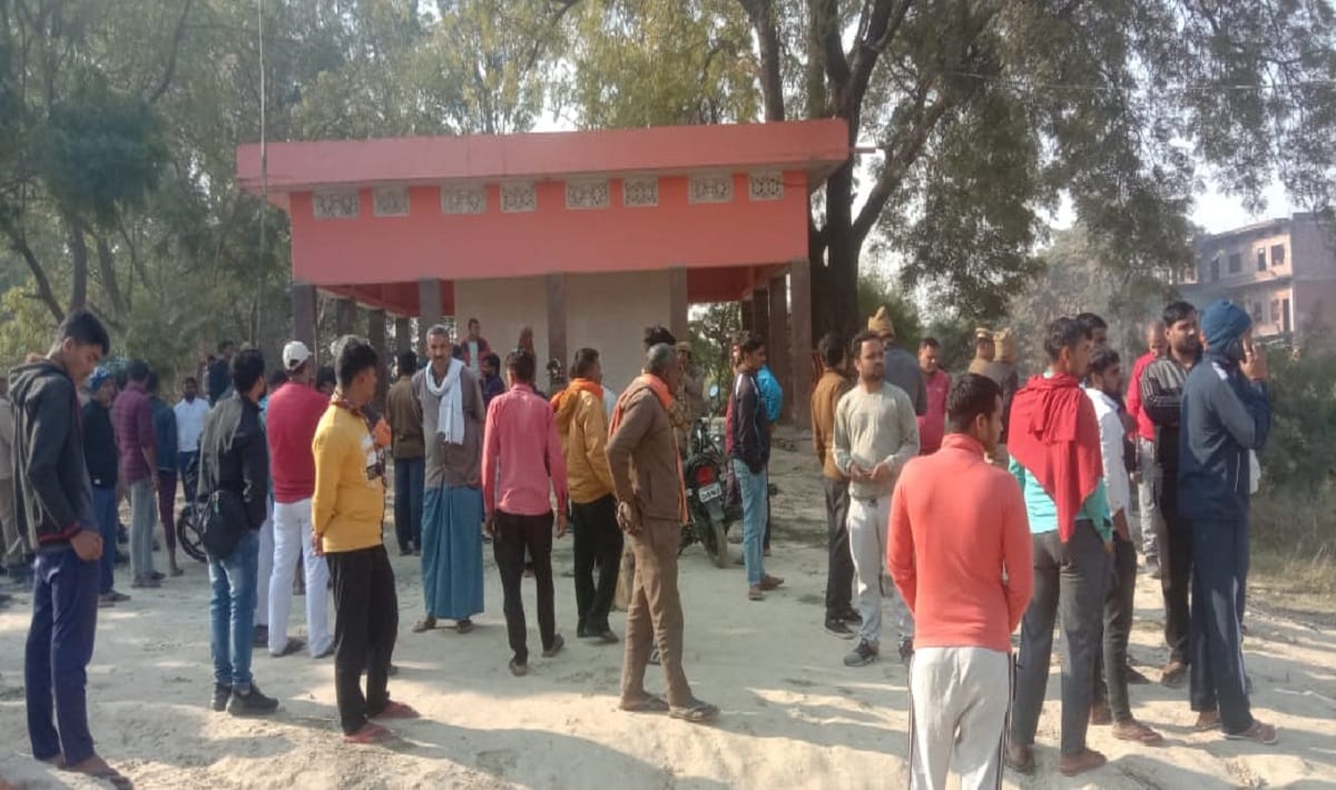 Vandalism in ancient temple in varanasi  anarchists vandalized gods statues anger among villagers