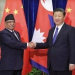 Pushpa Kamal dahal and Xi jinping