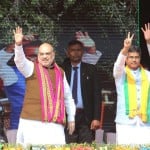 Tripura Election 2023- Home Minister Amit Shah and CM Manik Saha addressing public meetings in Tripura