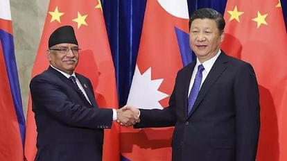 Pushpa Kamal dahal and Xi jinping