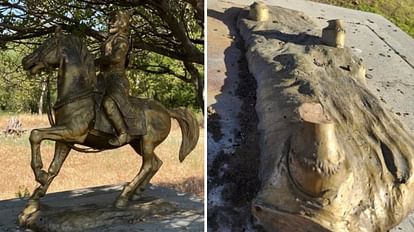 Statue of Chhatrapati Shivaji Maharaj stolen from park in Californias San Jose