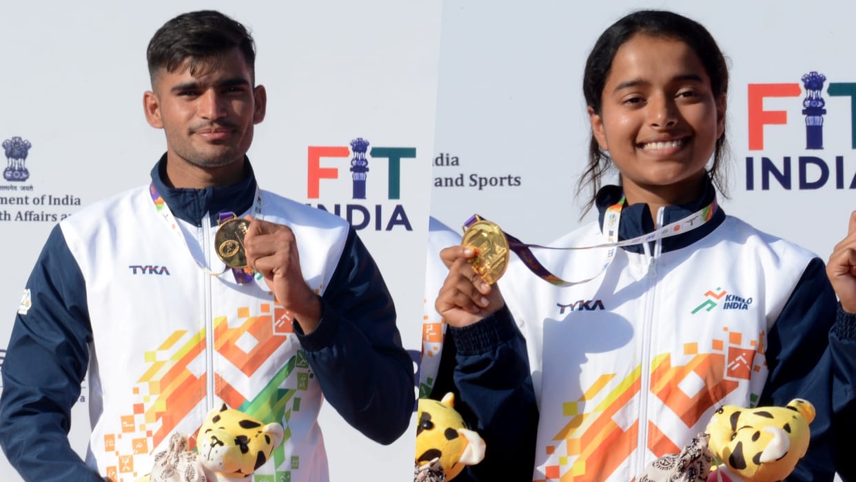 Madhya Pradesh shines on second day for Canoe Slalom sport Vishal and Bhumi won gold medals under Khelo India