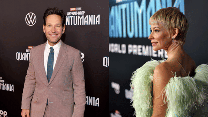 Ant Man and The Wasp Quantumania Paul Rudd Michael Douglas Jonathan at world premiere of marvel studios film