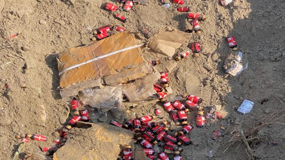 Haridwar SDM raids in Bairagi camp area government medicines found buried in a pit