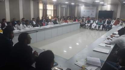 कैथल जिला परिषद की बैठक।