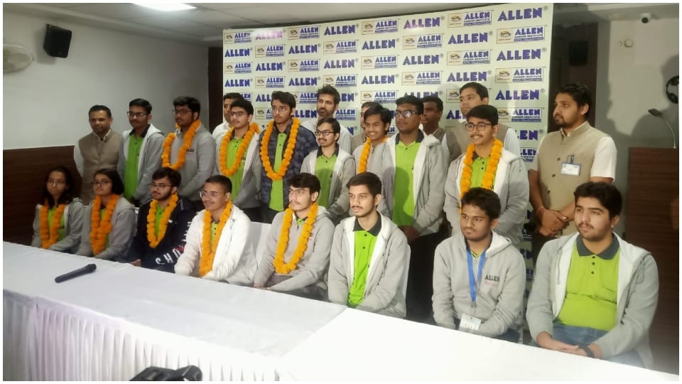 JEE-Main result Karthik Sharda Jaipur topper Allen Career Institute