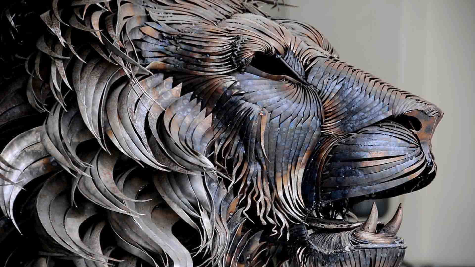 Junk was given shape, created a world of beautiful artifacts