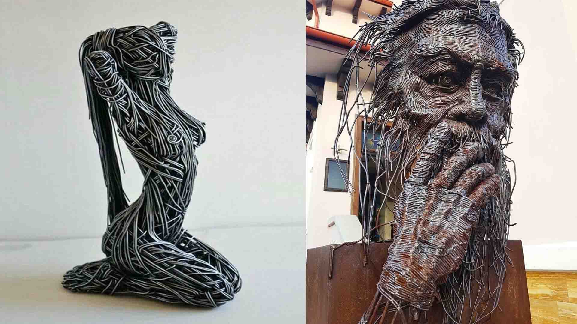 Junk was given shape, created a world of beautiful artifacts