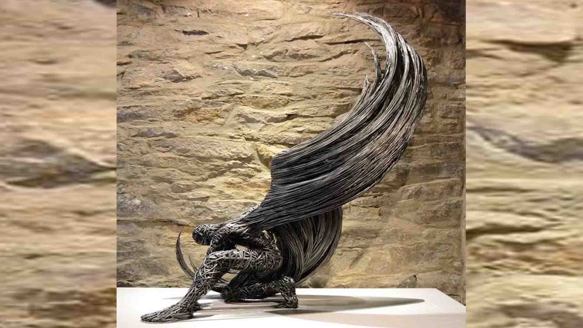 Junk was given shape, created a world of beautiful artifacts