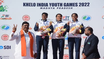 Madhya Pradesh shines on second day for Canoe Slalom sport Vishal and Bhumi won gold medals under Khelo India