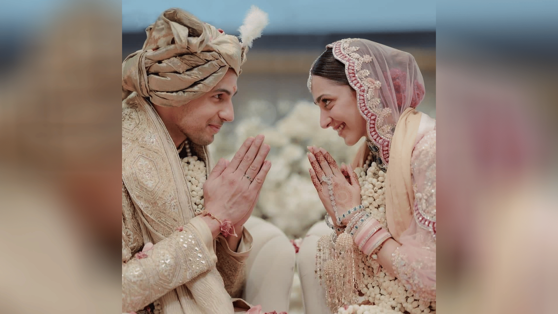 Sidharth Malhotra and Kiara Advani wedding photos shared by them see marriage pics goes viral on internet