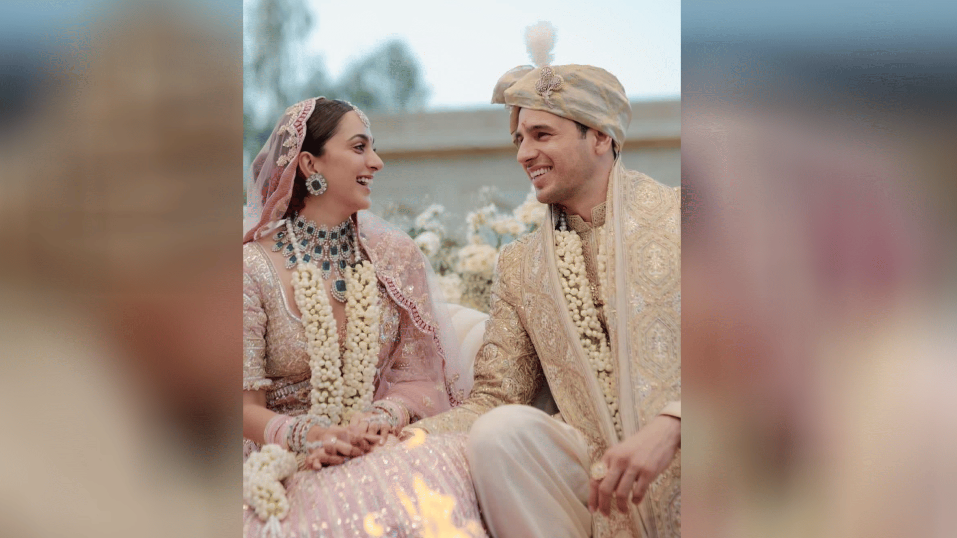 Sidharth Malhotra and Kiara Advani wedding photos shared by them see marriage pics goes viral on internet