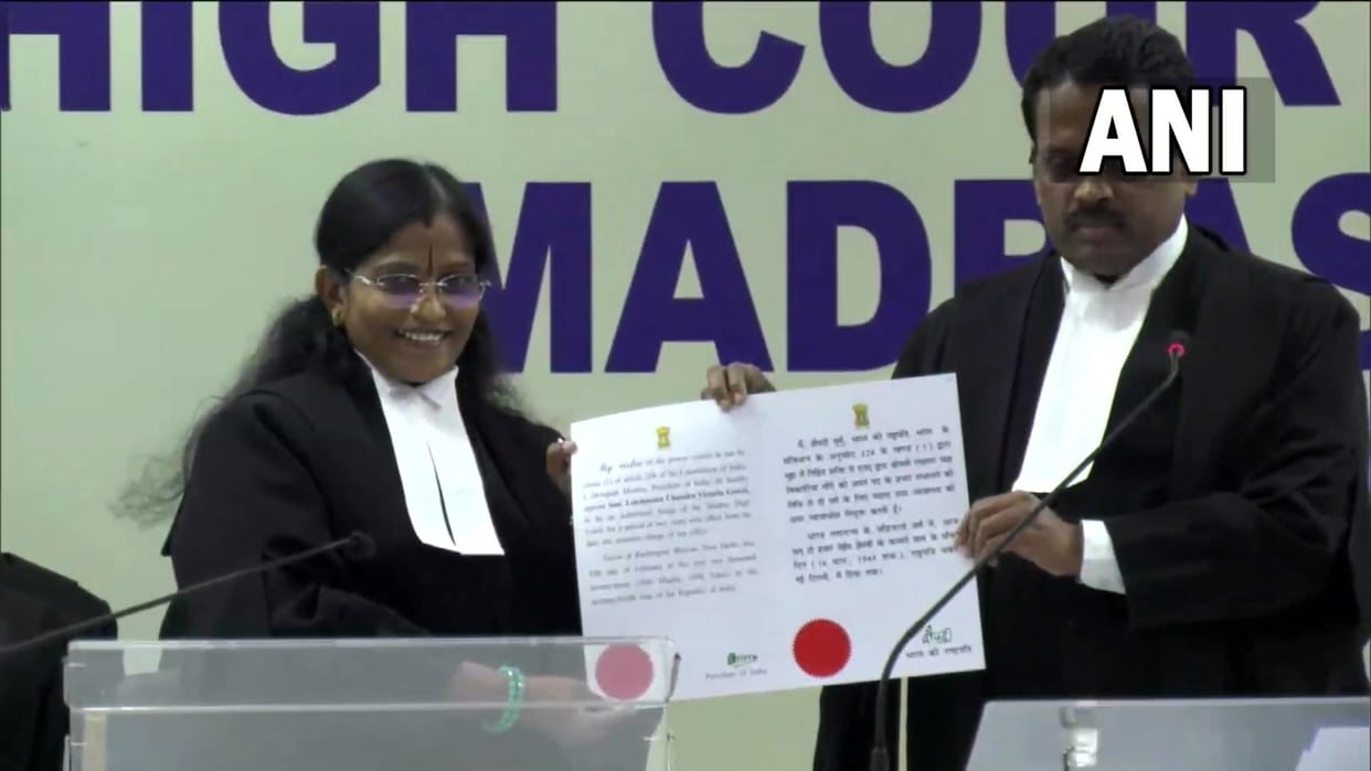 supreme court on victoria gowri appointment as additional judge collegium news updates