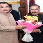 सीएम सुखविंद्र सिंह सुक्खू ने केंद्रीय मंत्री नितिन गडकरी से भेंट की।