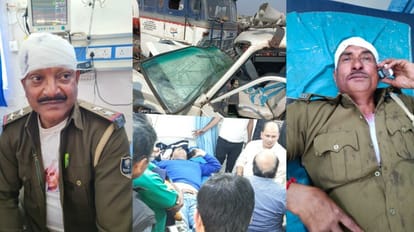 Bihar News:बेगूसराय में तेज रफ्तार ट्रक और बरौनी क्षेत्राधिकारी की गाड़ी  में टक्कर, सभी बाल-बाल बचे - Speeding Truck And Barauni Jurisdictional  Vehicle Collided In Begusarai - Amar ...