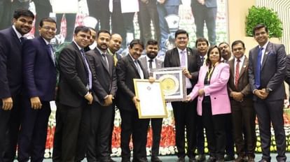 दिल्ली मेंं सम्मानित हुए शहर के सीए
