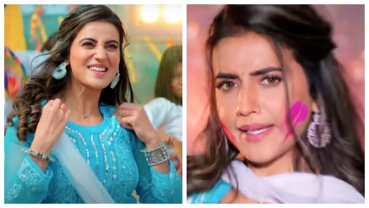 Akshara Singh: Bhojpuri Actress Holi Song Jija Dure Se God Lagi Goes Viral On Social Media