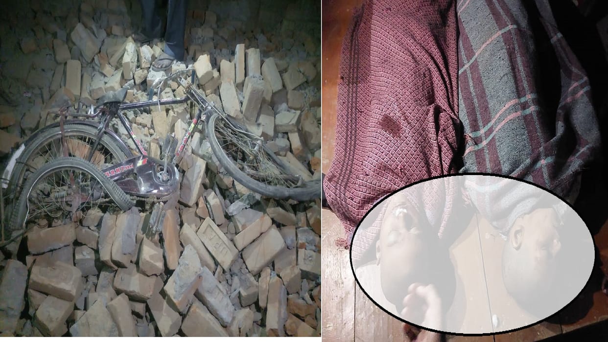 Big accident in Bhadohi: Fallen wall, two brothers died due to being buried in debris