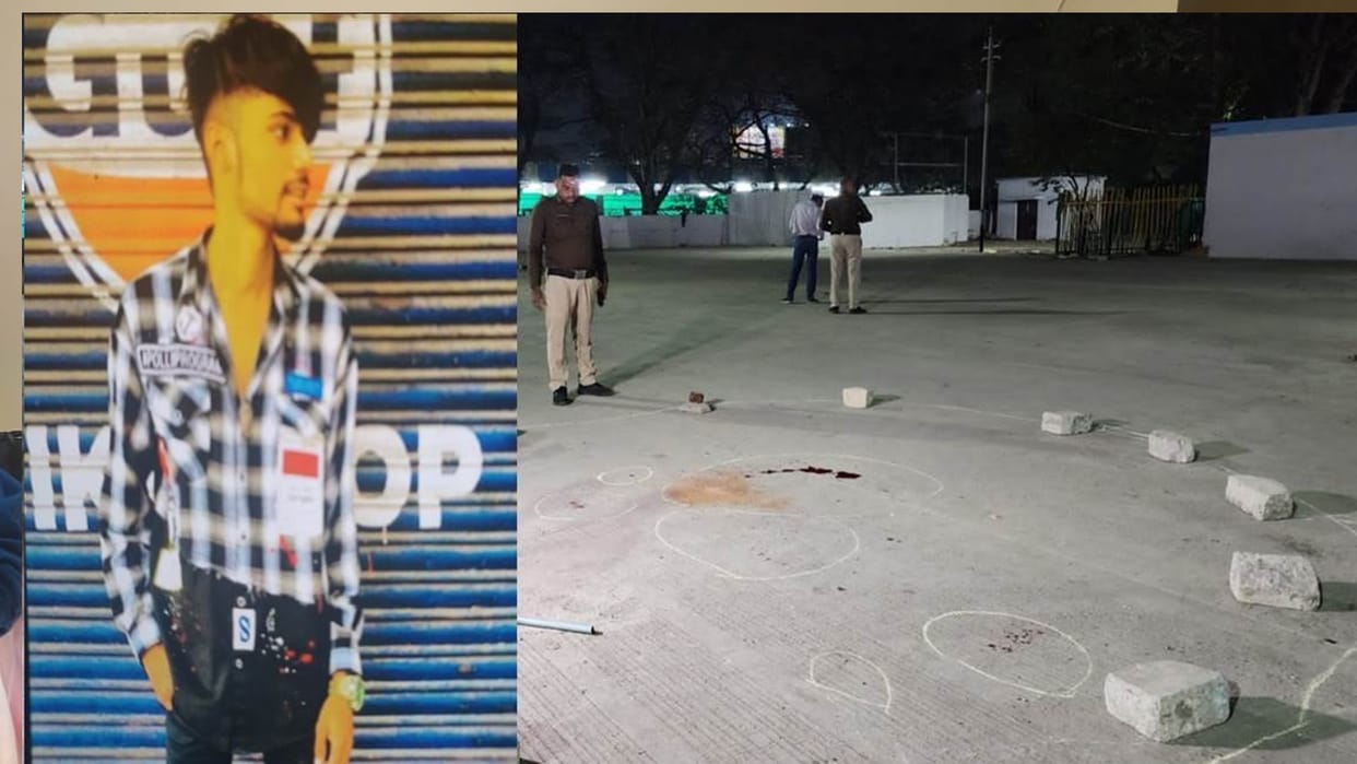 A young man who was talking to a girl in the parking lot of the railway station was shot dead
