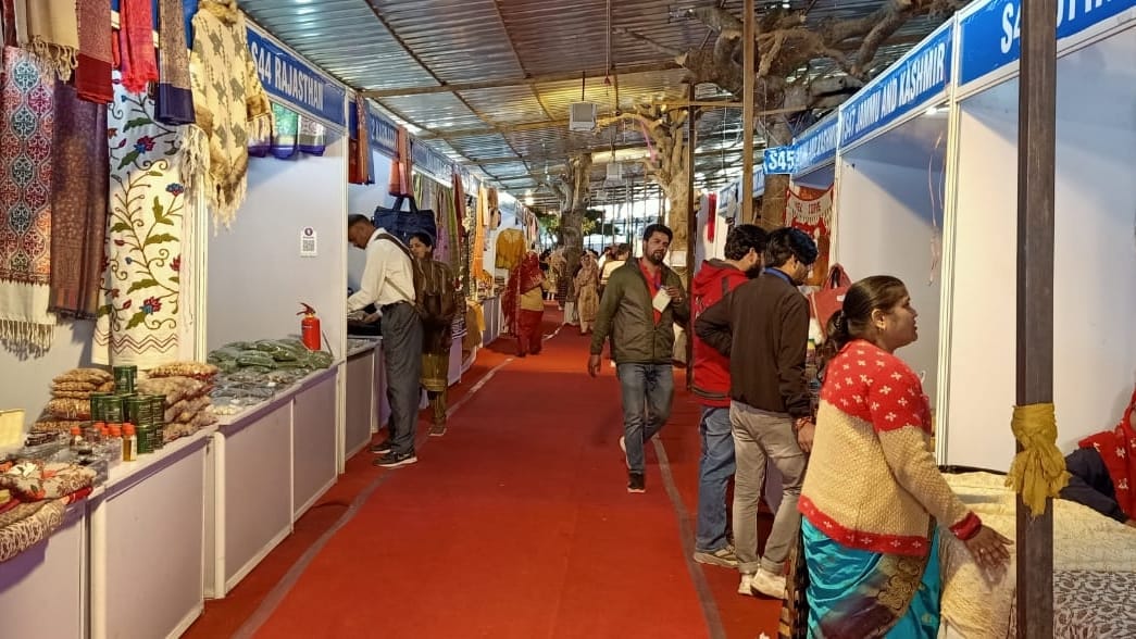 Jammu Saras mela concluded in Bagh e Bahu Srinagar secured first place in best sales