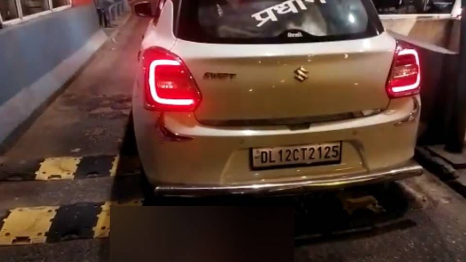 dead body of young man kept dragging for 12 KM after getting stuck in car in mathura