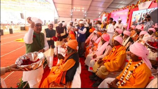 CM Shivraj said at Sant Ravidas Mahakumbh in Sagar – will build a grand temple of Sant Ravidas