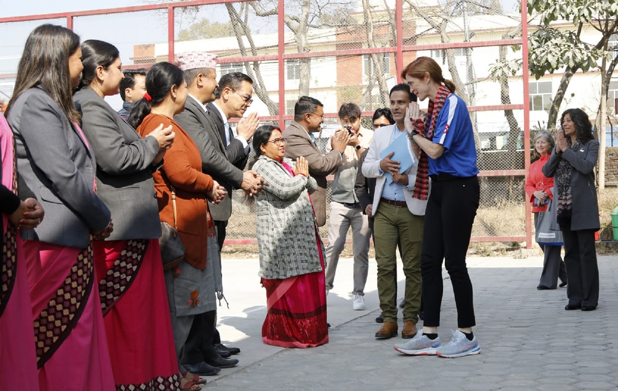 Samantha Power, Administrator of USAID reached Nepal on Tuesday