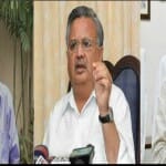 विधायक अजय चंद्राकर, पूर्व सीएम रमन सिंह, सीएम भूपेश बघेल