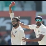 पांच विकेट लेने के बाद रवींद्र जडेजा