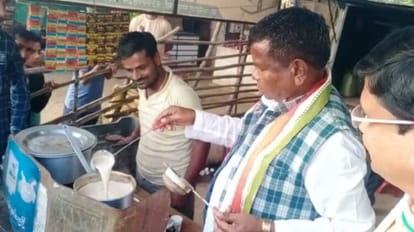 मंत्री लखमा ने बनाई चाय, बांटे उबले अंडे