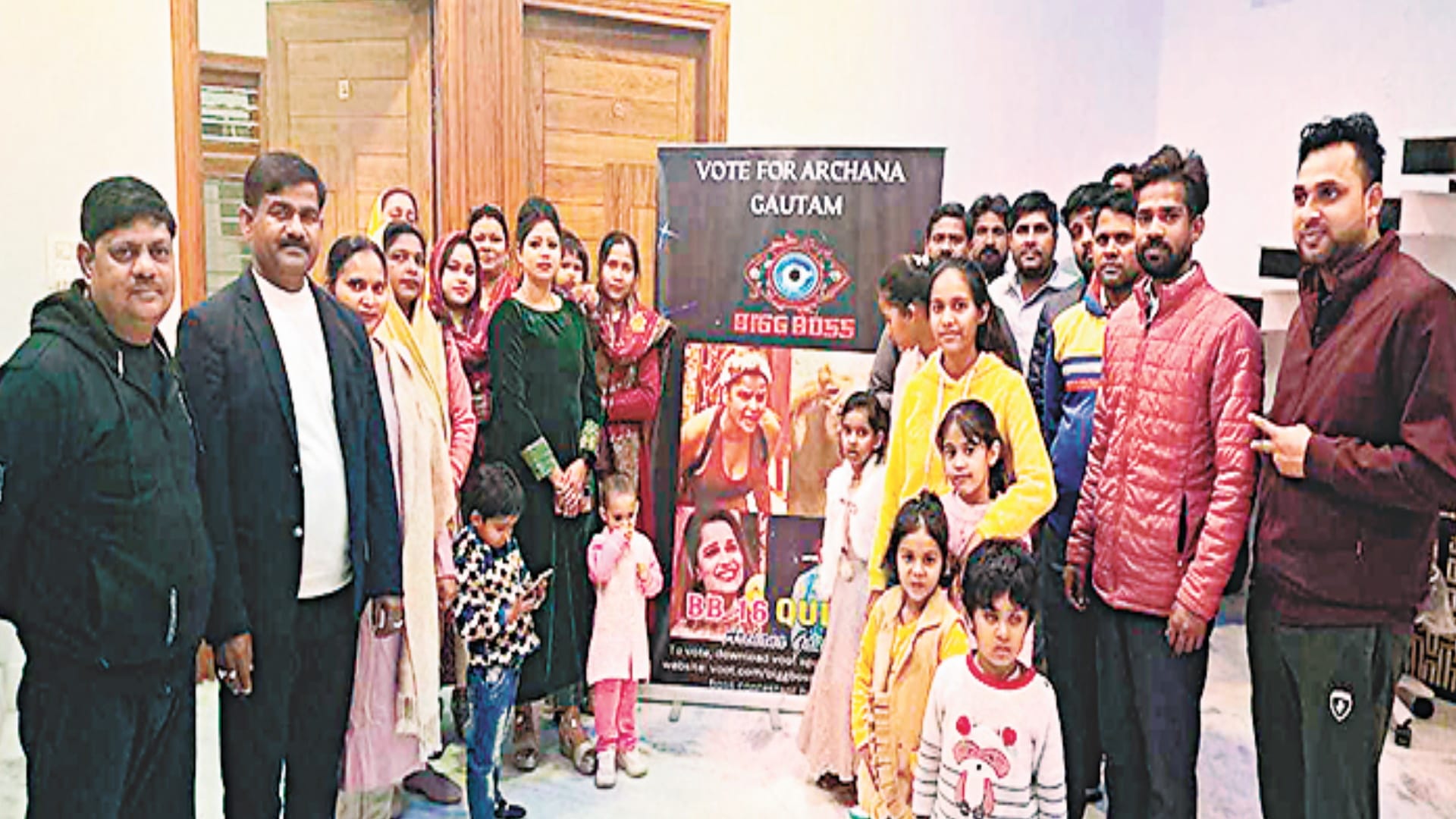 Meerut: Supporters campaign for votes for Bigg Boss contestant Archana Gautam, father appeals
