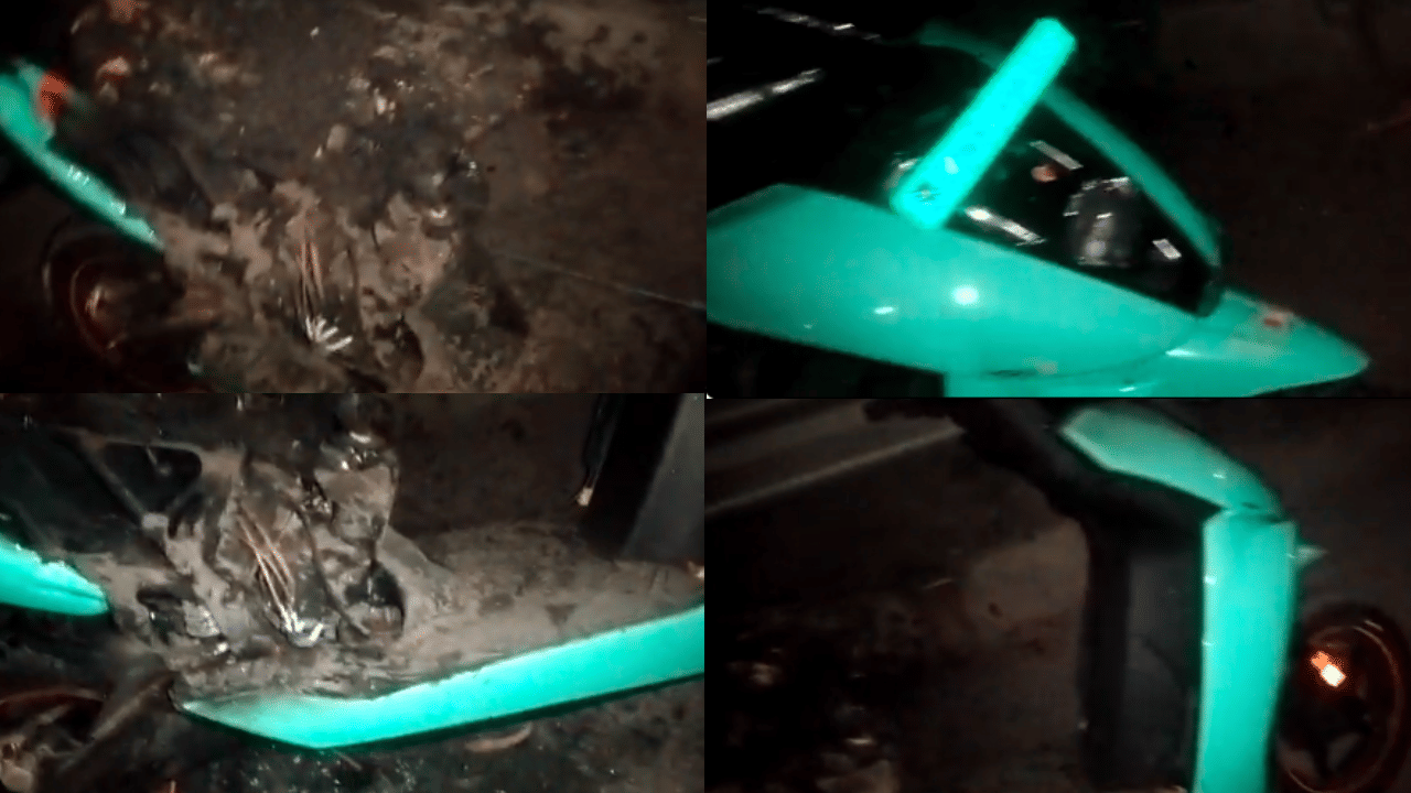 ather 450x fire incident video viral on social media, fire reason explained by the company