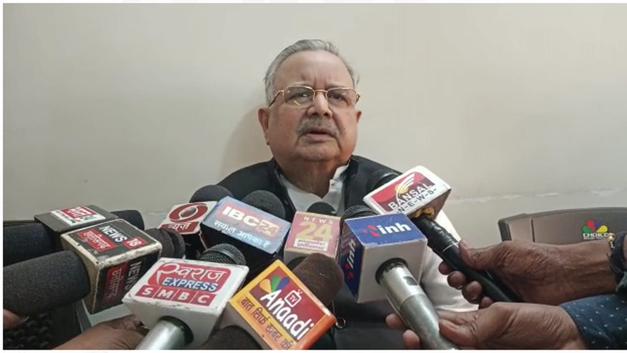 raman singh targeted congress and cm bhupesh on jhiram kand in rajnandgaon