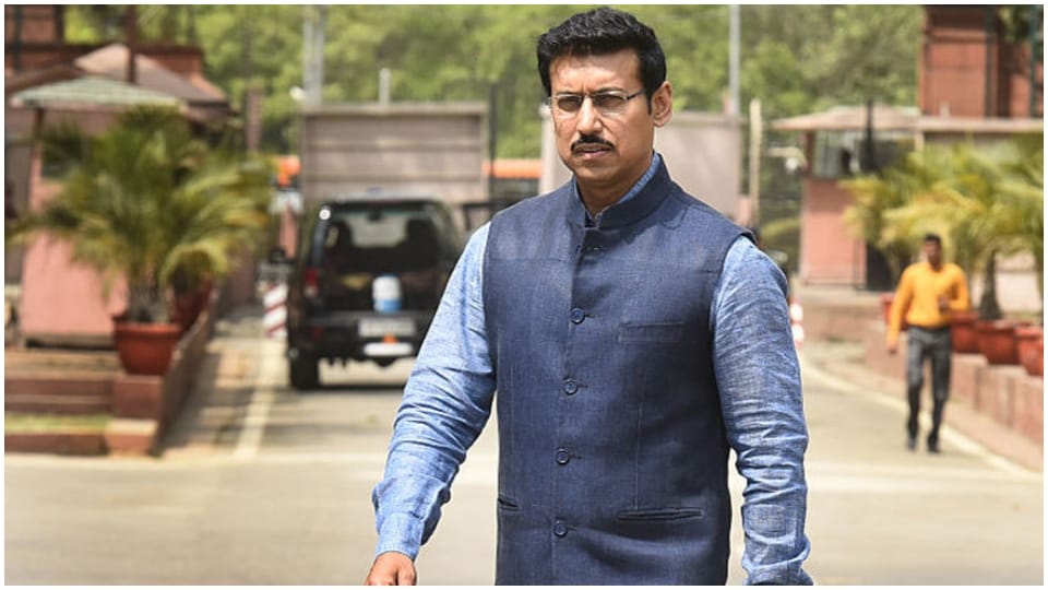 Four roads will be built in Kotputli of Jaipur under PM Road Scheme MP Rajyavardhan Rathore