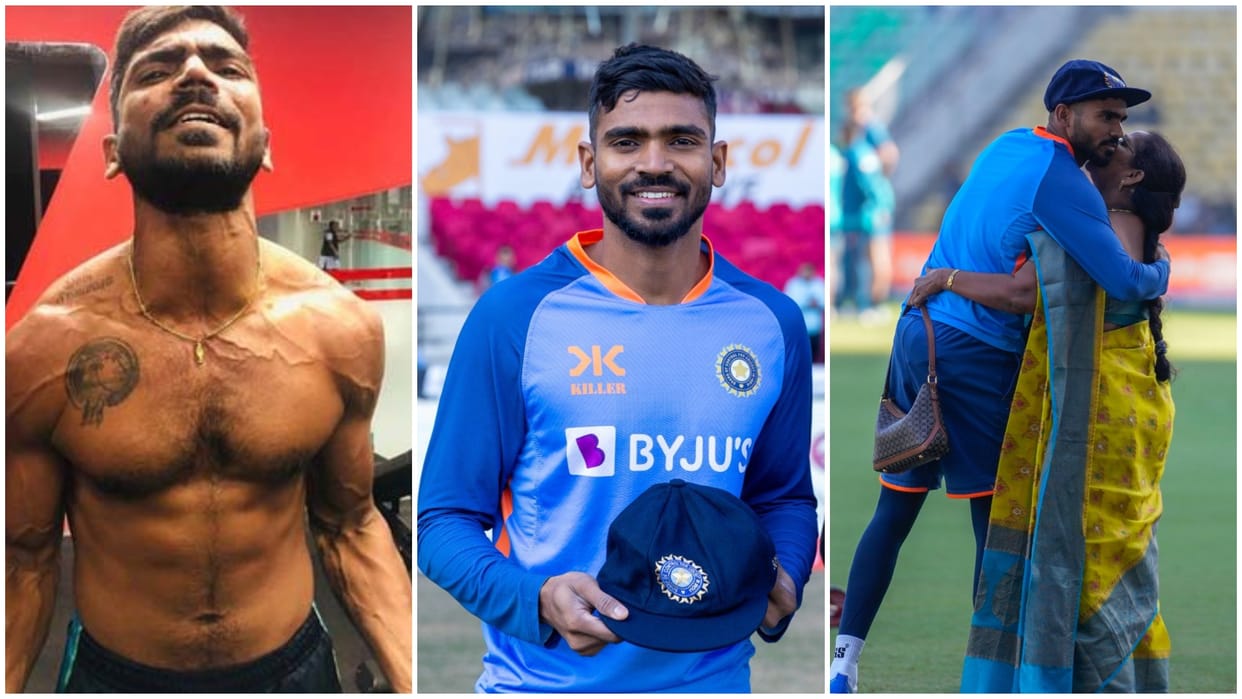 IND VS AUS KS Bharat life story cricket career from Andhra to Team India parents name tattoo on bharat chest