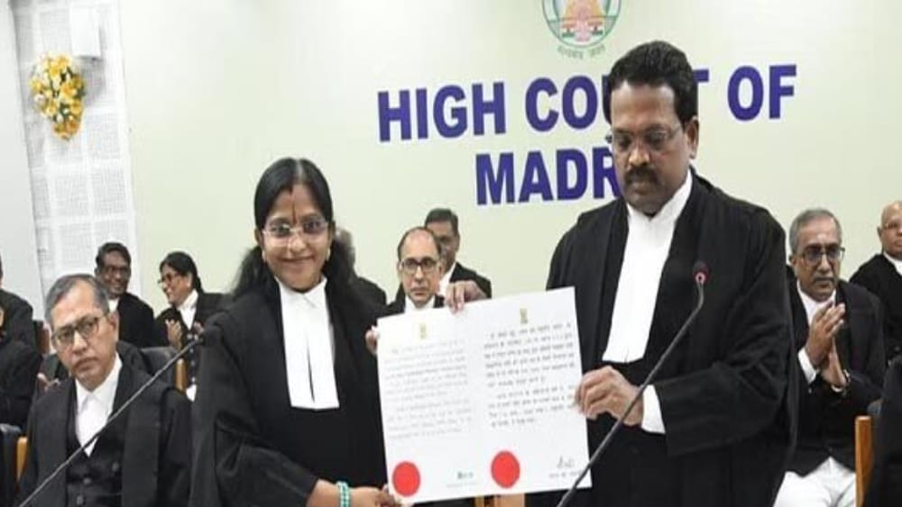 Aspersions should not be cast on appointment of Victoria Gowri as HC judge: Govt