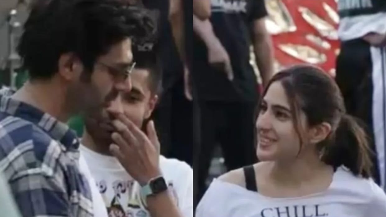 Shehzada actor Kartik Aaryan spotted with Sara Ali Khan in Udaipur photos getting viral on social media