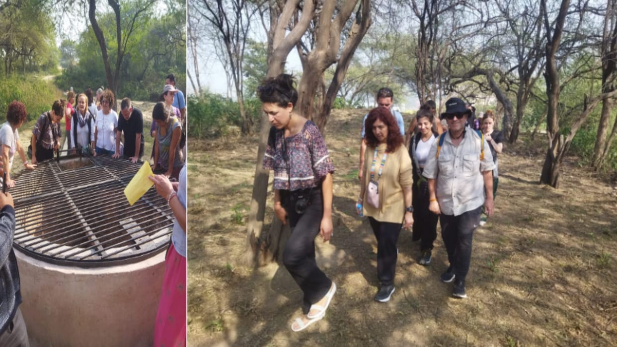 Meerut: A group of tourists reached Hastinapur from Argentina and knowing history said India is the great