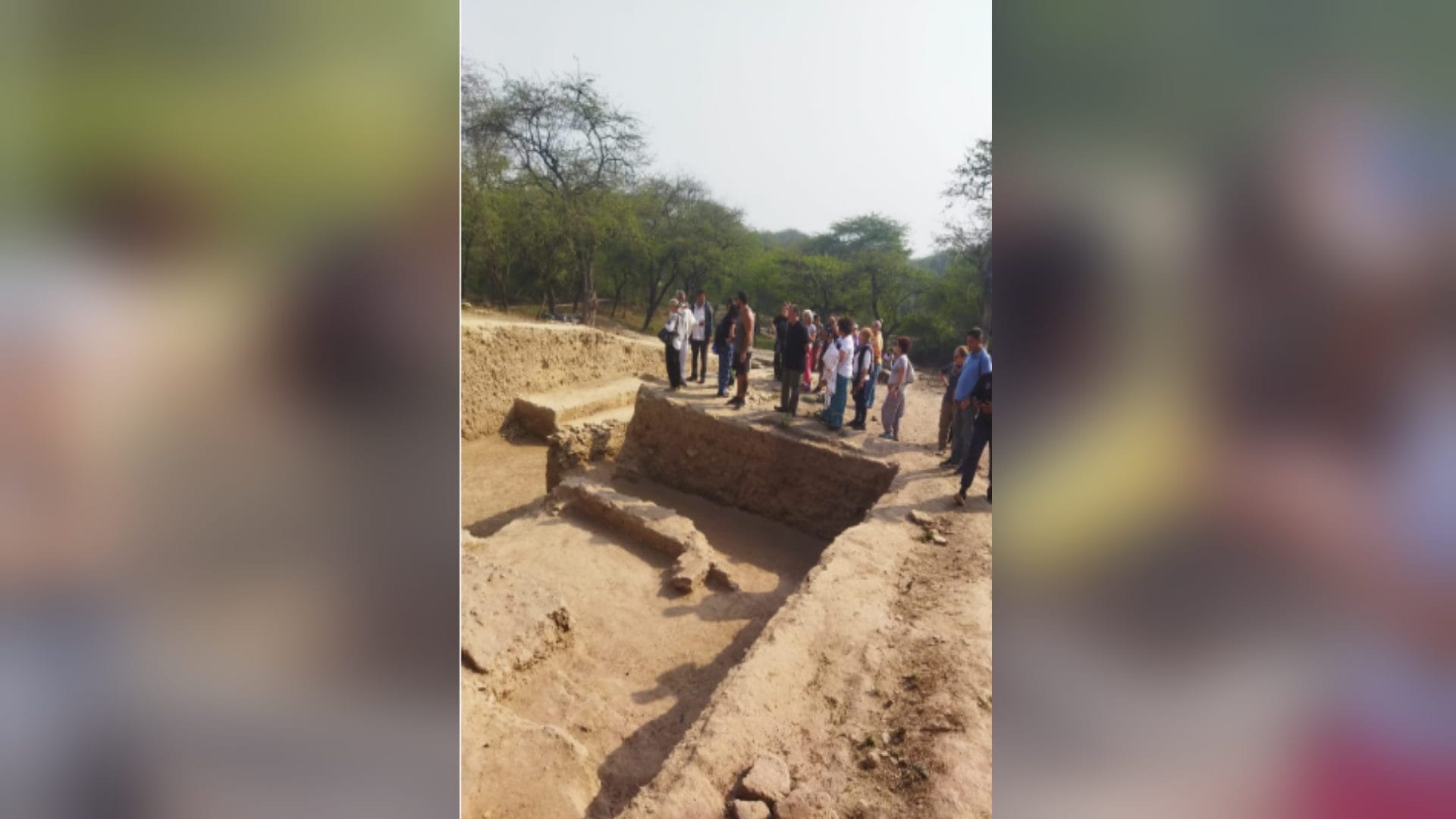 Meerut: A group of tourists reached Hastinapur from Argentina and knowing history said India is the great