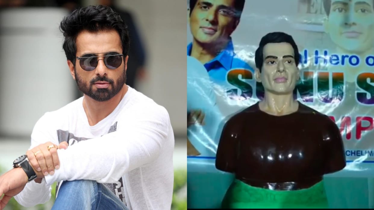 sonu sood fans built temple in telangana border actor said i don't deserve so much honour