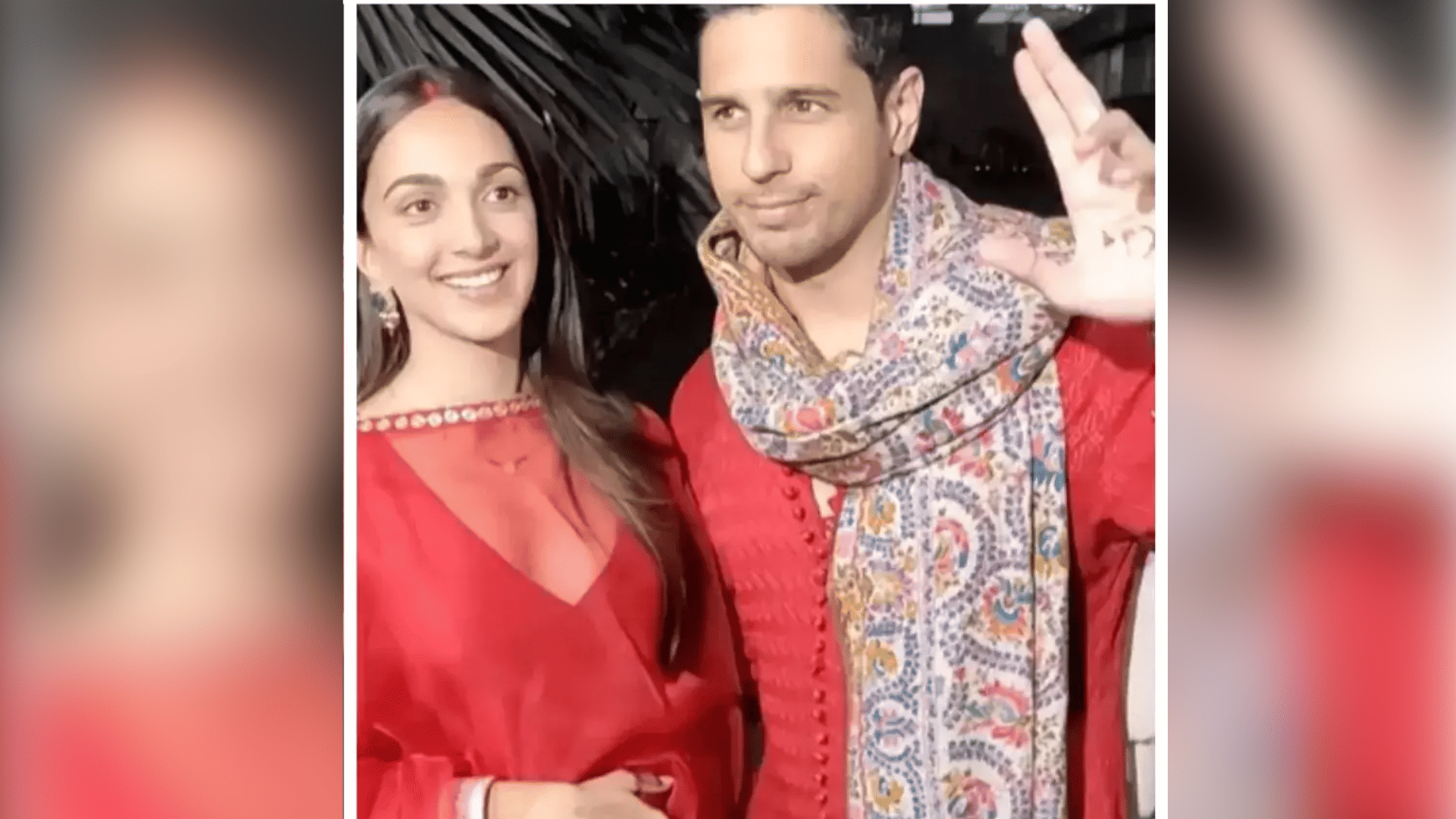 Sidharth Malhotra Kiara Advani grand welcome in delhi home couple danced on dhol video goes viral