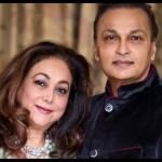 टीना अंबानी बाएं और अनिल अंबानी।