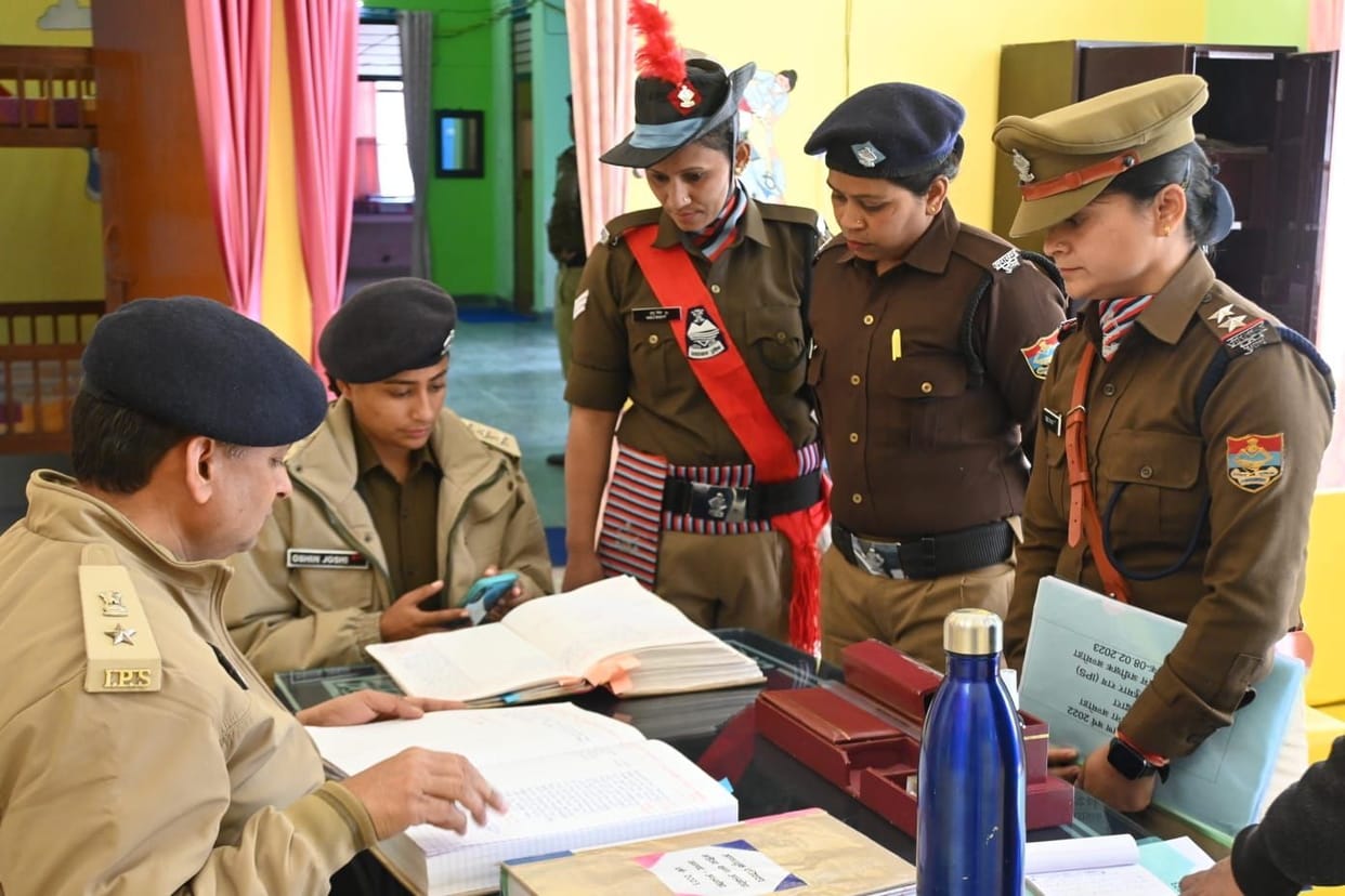 SSP Inspects Women Thana